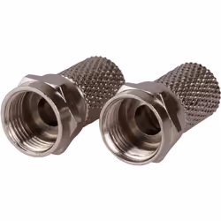  Maplin F Type Twist on Connector for TV Satellite Aerial Coaxial Cable 2 Pack High Quality accessory for AV equipment. ...