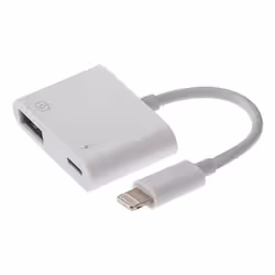 Maplin Lightning to USB-A / Lightning Charging Port Adapter - Additional view 3