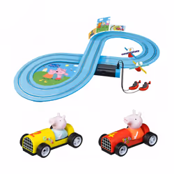 Carrera Slot Racing 2 Person On The Track Race Set - Peppa Pigs