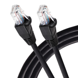 Maplin CAT6 RJ45 Plug UTP Ethernet Network Cable - Black - 10m