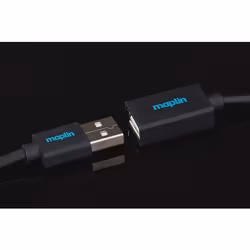 This Maplin Premium USB-A 2.0 Extension Cable uses a male USB A 2.0 port to female USB A 2.0 port. which allows you to extend ...