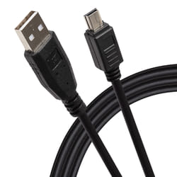 Maplin USB-A to Mini USB-B Cable - Black - 0.75m