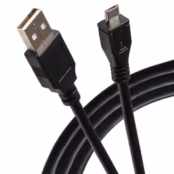 This Maplin USB-A 2.0 to Micro USB-B Male Cable uses USB A 2.0 and micro USB B 2.0 connectors. It is mainly used to connect a ...