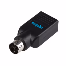 This adapter will allow you to connect a USB A Cable to a PS2 input on a computer. PS2 connections are most commonly found on ...