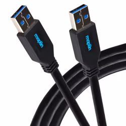 This Maplin USB A Male to USB-A Male Cable is capable of charging and data downloading with speeds up to 5Gbps when both ...