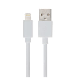 Maplin USB-A to Lightning Connector Cable 12W 3m White