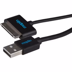 This Maplin Premium Samsung 30 Pin to USB-A 2.0 Cable is typically used to connect a Samsung Galaxy Tablet to a computer for ...