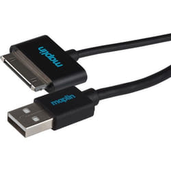 Maplin MAPCSM01-BK USB cable USB 2.0 1.5 m Samsung 30 Pin USB-A 2.0 Bl