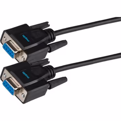The Maplin Premium Serial RS232 Null Modem 9 Pin Female Cable is a standard used to transfer data between computers and netwo ...