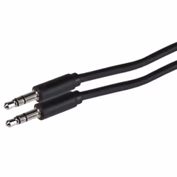This Maplin 3.5mm Aux Stereo 3 Pole TRS Jack Plug to 3 Pole TRS Jack Plug Cable carries stereo sound across a variety of audi ...