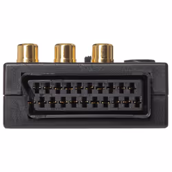Maplin A86XF video cable adapter SCART (21-pin) 3 x RCA + SCART (21-pin) Black - Additional view 4