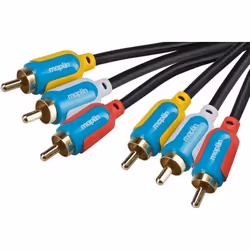 Maplin MAVRC017-030 audio cable 3 m 3 x RCA Multicolour
