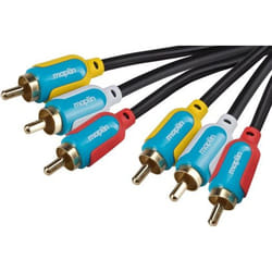 Maplin MAVRC017-030 audio cable 3 m 3 x RCA Multicolour