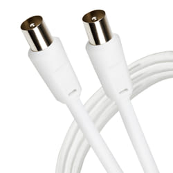 Maplin RF Male to RF Male Connector TV Aerial Coaxial Cable - 1m