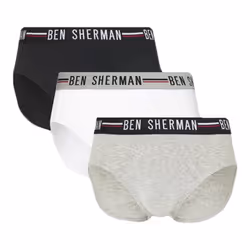 Ben Sherman 3 Pack Newton Briefs - Assorted 1, Small