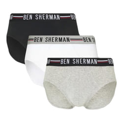Ben Sherman 3 Pack Newton Briefs - Assorted 1, Small