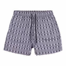 Ben Sherman Shoal Bay Swim Shorts - Black/ Snow, Small