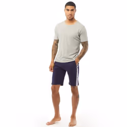 Ben Sherman Jorge Jersey Lounge Shorts - Navy, Medium