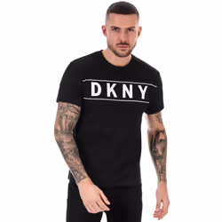 DKNY Short Sleeve Chargers T-Shirt - Black, Small