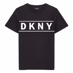 DKNY Short Sleeve Chargers T-Shirt - Black, Medium