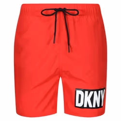 DKNY Kos Swim Shorts - High Risk Red, X-Large