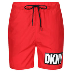 DKNY Kos Swim Shorts - High Risk Red, X-Large