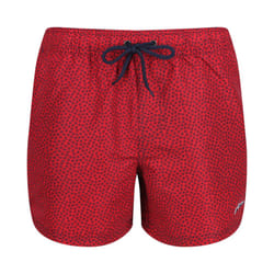 Ben Sherman Maui Swim Shorts - RED PRINT, Small