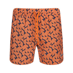 Ben Sherman Grace Bay Swim Shorts - ORANGE OCRE, Small