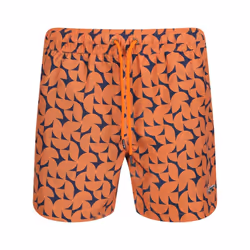 Ben Sherman Grace Bay Swim Shorts - ORANGE OCRE, Large