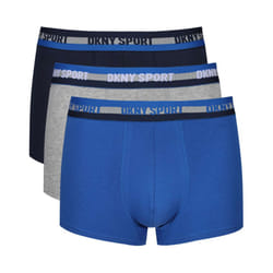 DKNY 3 Pack Phoenix Boxers - BLUE/GREY/NAVY, Small