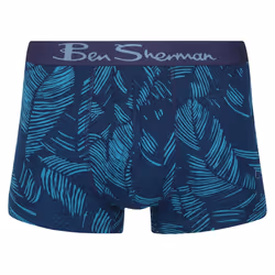 Ben Sherman 3 Pack Howard Boxers - GREY MARL/PRINT/NAVY, Medium
