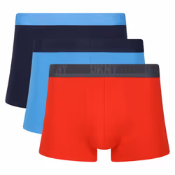 DKNY 3 Pack Ojai Boxers - Navy/Blue/Red, X-Large