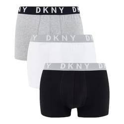 DKNY 3 Pack Seattle Boxers - Black/White/Grey, Small