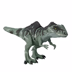 Mattel Jurassic World - Strike 'n Roar Giant Dino Giganotosaurus Toy Figure, Movable with Roar and Snap Response, with AR Fun ...