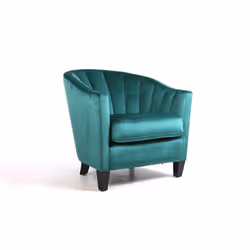 86CM LEAD COLOUR VELVET ARMCHAIR