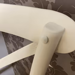 WHITE FRENCH CROSS BACK CHAIR - Additional view 8