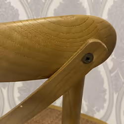 NATURAL FRENCH CROSS BACK CHAIR - Additional view 5