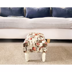 Ladies Fabric Footstool with Drawer