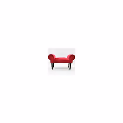 RED VELVET WINDOW SEAT