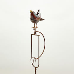 55" METAL BIRD ROCKER GARDEN STAKE