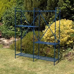141CM BLUE SHELF UNIT - Additional view 4