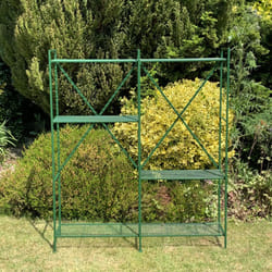 141CM GREEN SHELF UNIT
