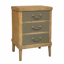 65CM WOODEN BEDSIDE TABLE