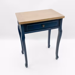 78CM WOODEN 1 DRAWER TABLE