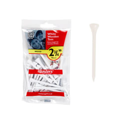 Masters Wood Golf Tees 2 3/4 White Bag 20