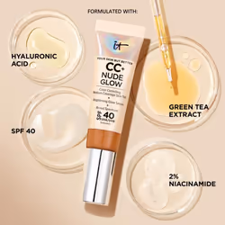 Your Skin But Better CC+ and Nude Glow Lightweight, Medium Coverage Foundation and Glow Serum