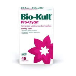 Bio-Kult Pro-Cyan Advanced Multi-Action Bacterial Formulation Targeting Urinary Tract with Cranberry Extract and Vitamin A â Pack of 45 Capsules