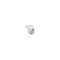 Scott Essential Jumbo Roll Toilet Tissue 8614 - 2 Ply Toilet Paper - 12 Rolls x 500 White Toilet Paper Sheets (2,400m)
