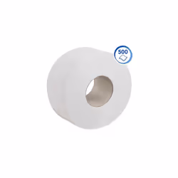 Scott Essential Jumbo Roll Toilet Tissue 8614 - 2 Ply Toilet Paper - 12 Rolls x 500 White Toilet Paper Sheets (2,400m)