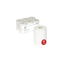 Scott, 6697, Slimroll Hand Towels , 1 Ply, White, 6 rolls x 190 m